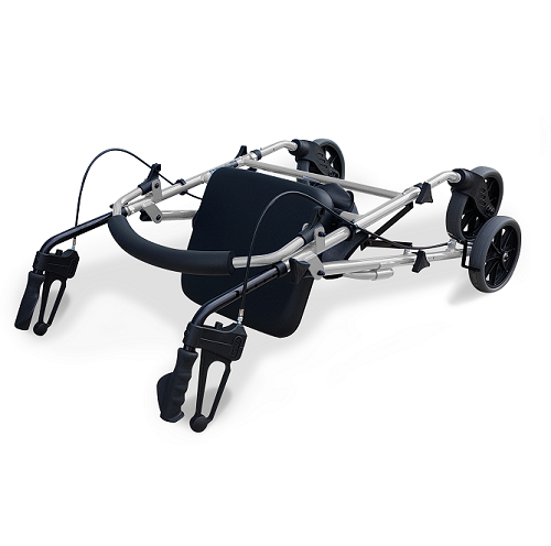 Adjustable Height Seat Walker 8" Wheels