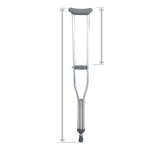 RG7200 Adjustable Underarm Crutches