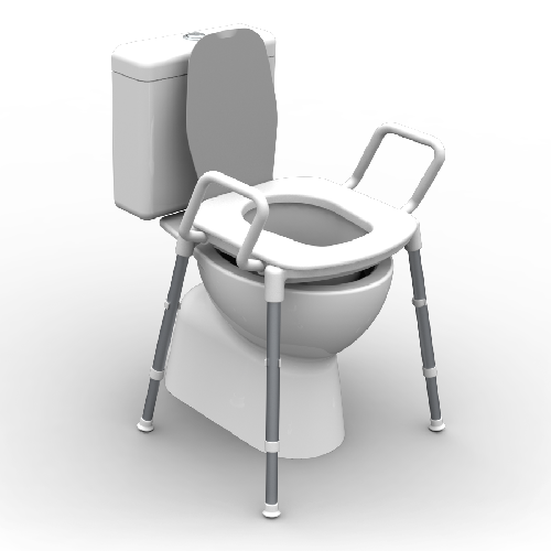 Space Saver Toilet Seat Raiser